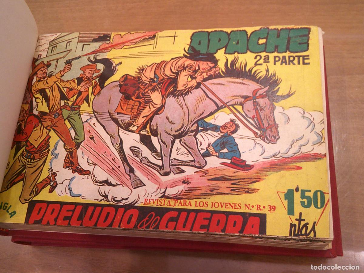Tebeos: APACHE 2&ordf; SEGUNDA SERIE COMPLETA 76 NUM. MAGA ORIGINAL - ENCUADERNADA EN DOS TOMOS - Foto 1