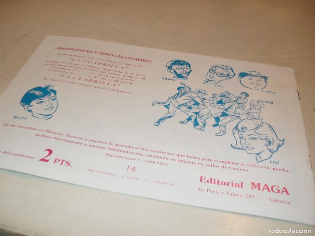 Tebeos: (FACSIMIL)HACHA Y ESPADA N&ordm; 14 EN PODER DE LOS BANDOLEROS,(DE 58).MAGA,1961 - Foto 2