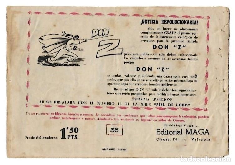 Tebeos: APACHE, N&ordm; 36. ORIGINAL DE MAGA. LITERCOMIC. PEDIDO MINIMO 6&euro;. - Foto 2