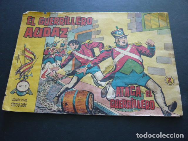 Tebeos: EL GUERRILLERO AUDAZ N&ordm; 3 COMIC VALENCIANA - Foto 1