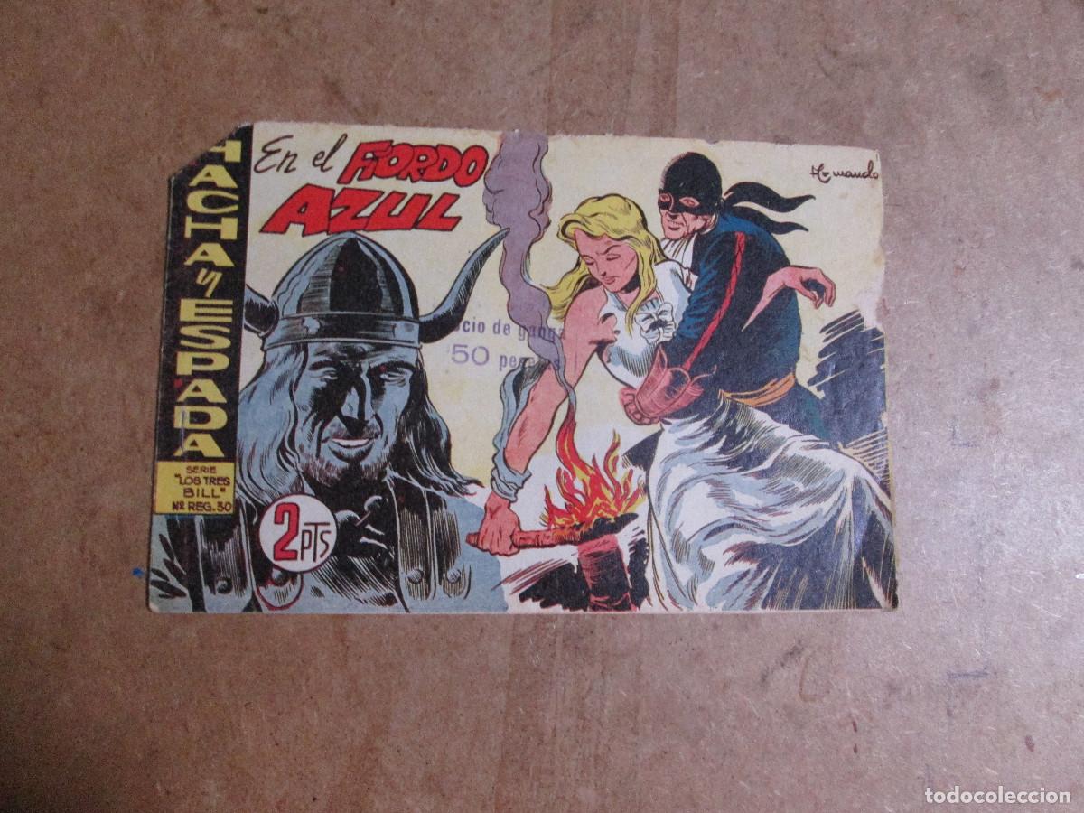 Tebeos: Hacha y espada n&ordm; 22, original Maga 1961 - Foto 1