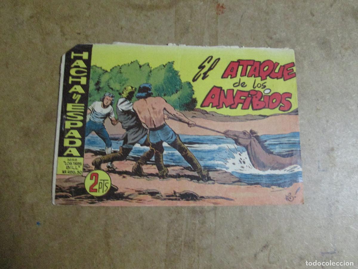 Tebeos: Hacha y espada n&ordm; 49, original Maga 1961 - Foto 1