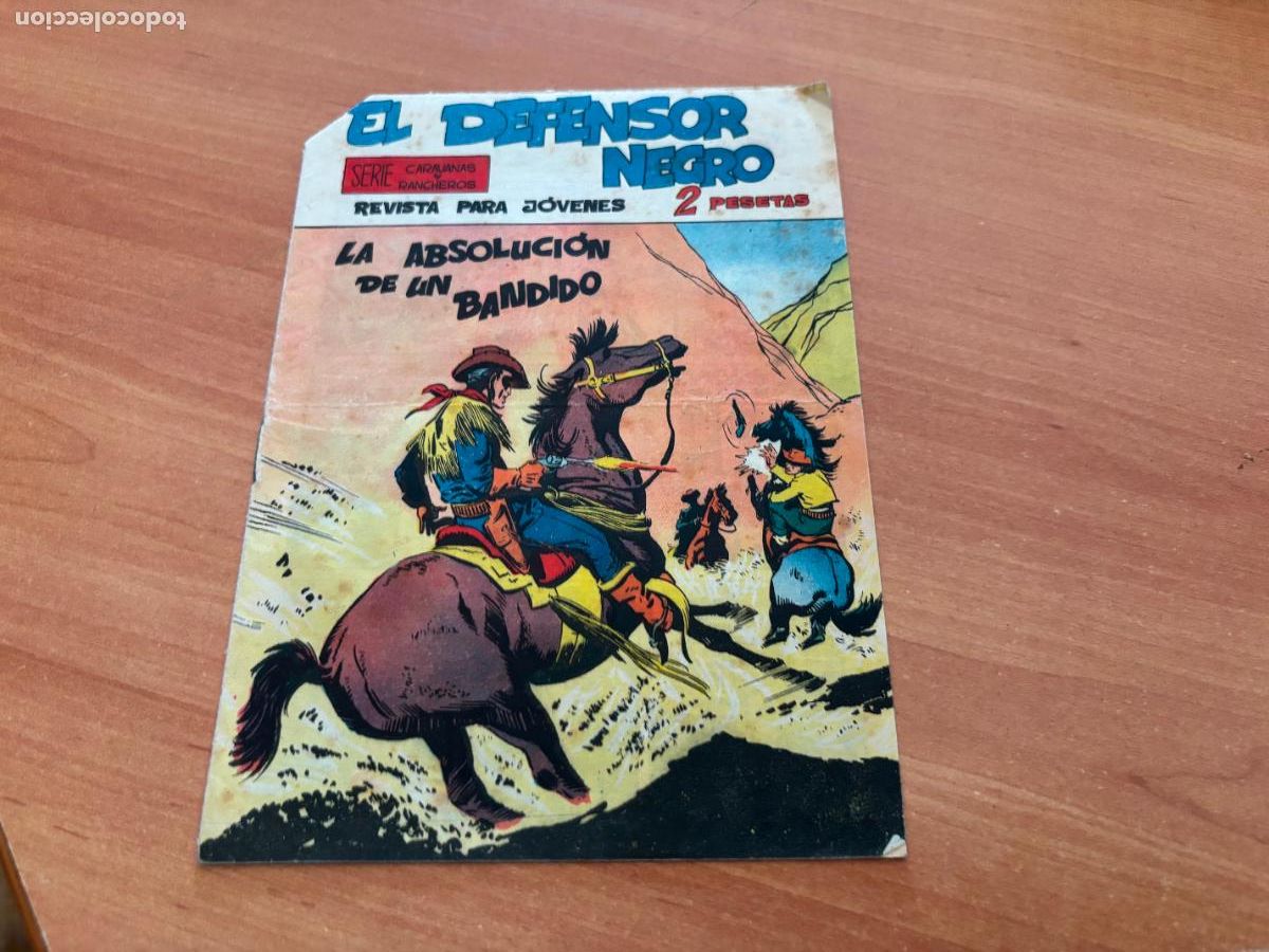 Tebeos: EL DEFENSOR NEGRO N&ordm; 7 (MAGA) (COB246) - Foto 1