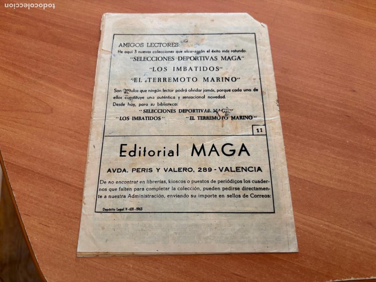 Tebeos: EL DEFENSOR NEGRO N&ordm; 11 (MAGA) (COB246) - Foto 2