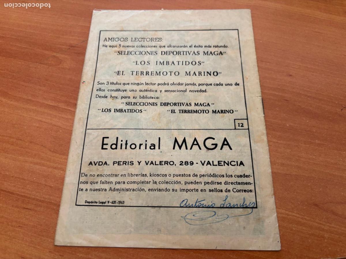 Tebeos: EL DEFENSOR NEGRO N&ordm; 12 (MAGA) (COB246) - Foto 2