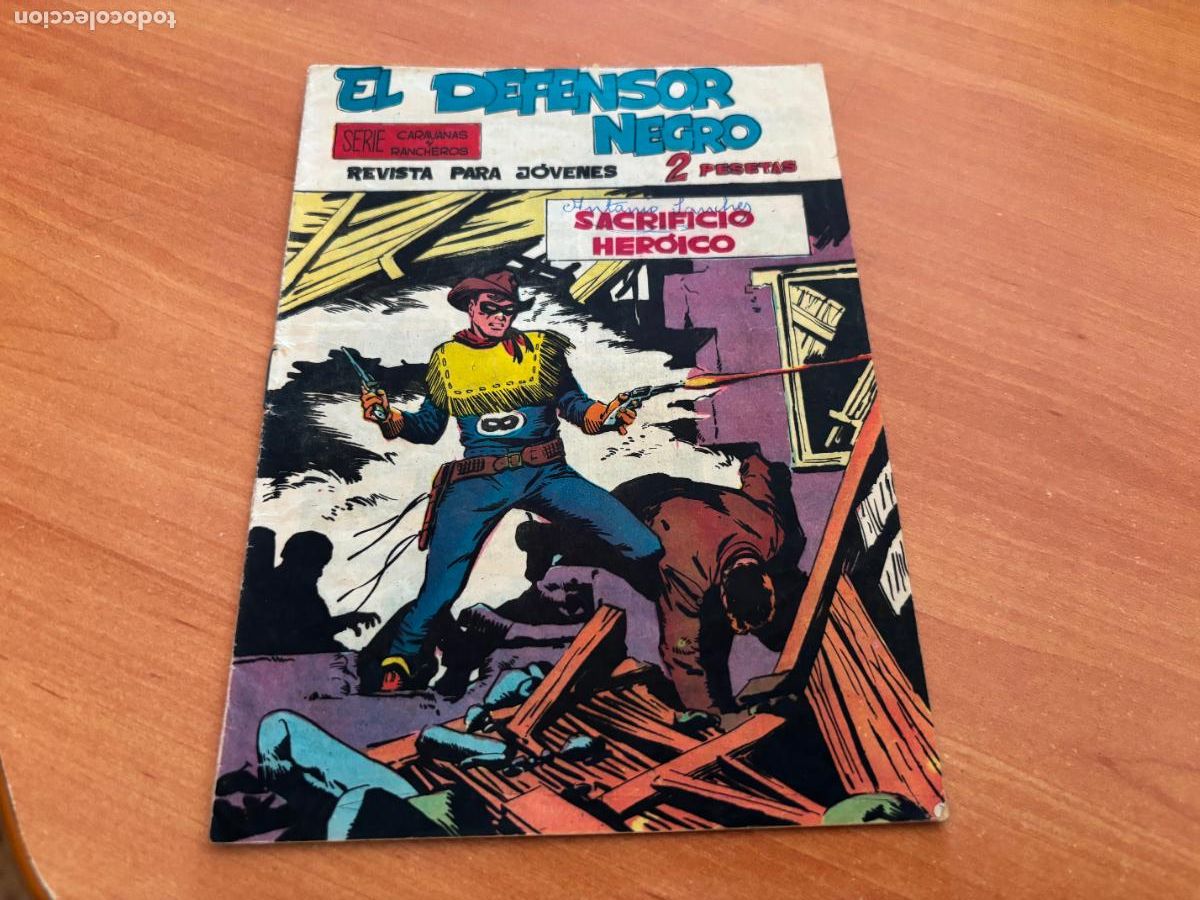 Tebeos: EL DEFENSOR NEGRO N&ordm; 12 (MAGA) (COB246) - Foto 1