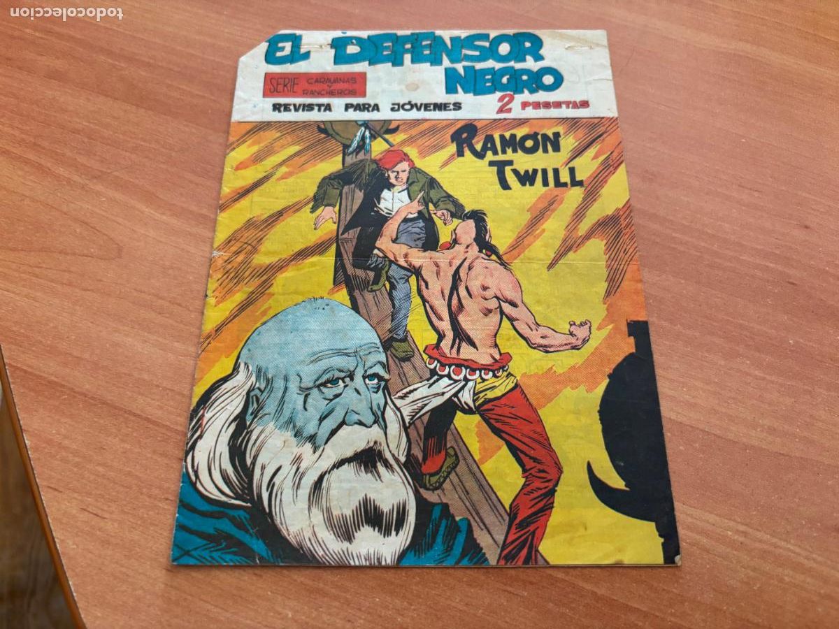 Tebeos: EL DEFENSOR NEGRO N&ordm; 13 (MAGA) (COB246) - Foto 1
