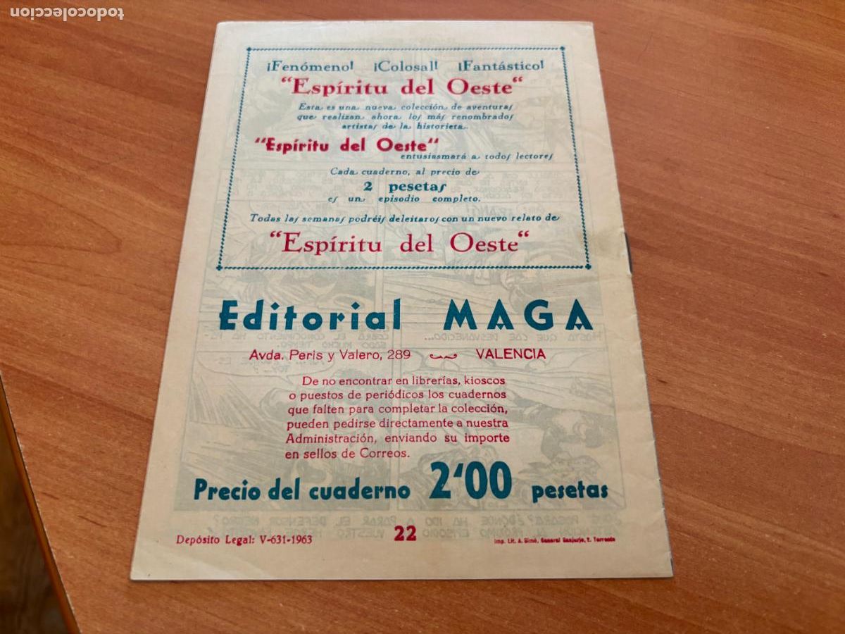 Tebeos: EL DEFENSOR NEGRO N&ordm; 22 (MAGA) (COB246) - Foto 2