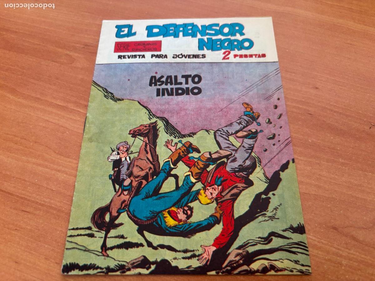 Tebeos: EL DEFENSOR NEGRO N&ordm; 22 (MAGA) (COB246) - Foto 1