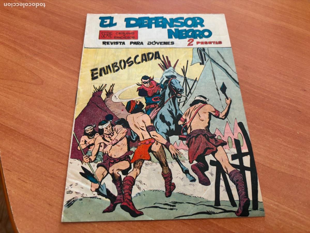 Tebeos: EL DEFENSOR NEGRO N&ordm; 23 (MAGA) (COB246) - Foto 1