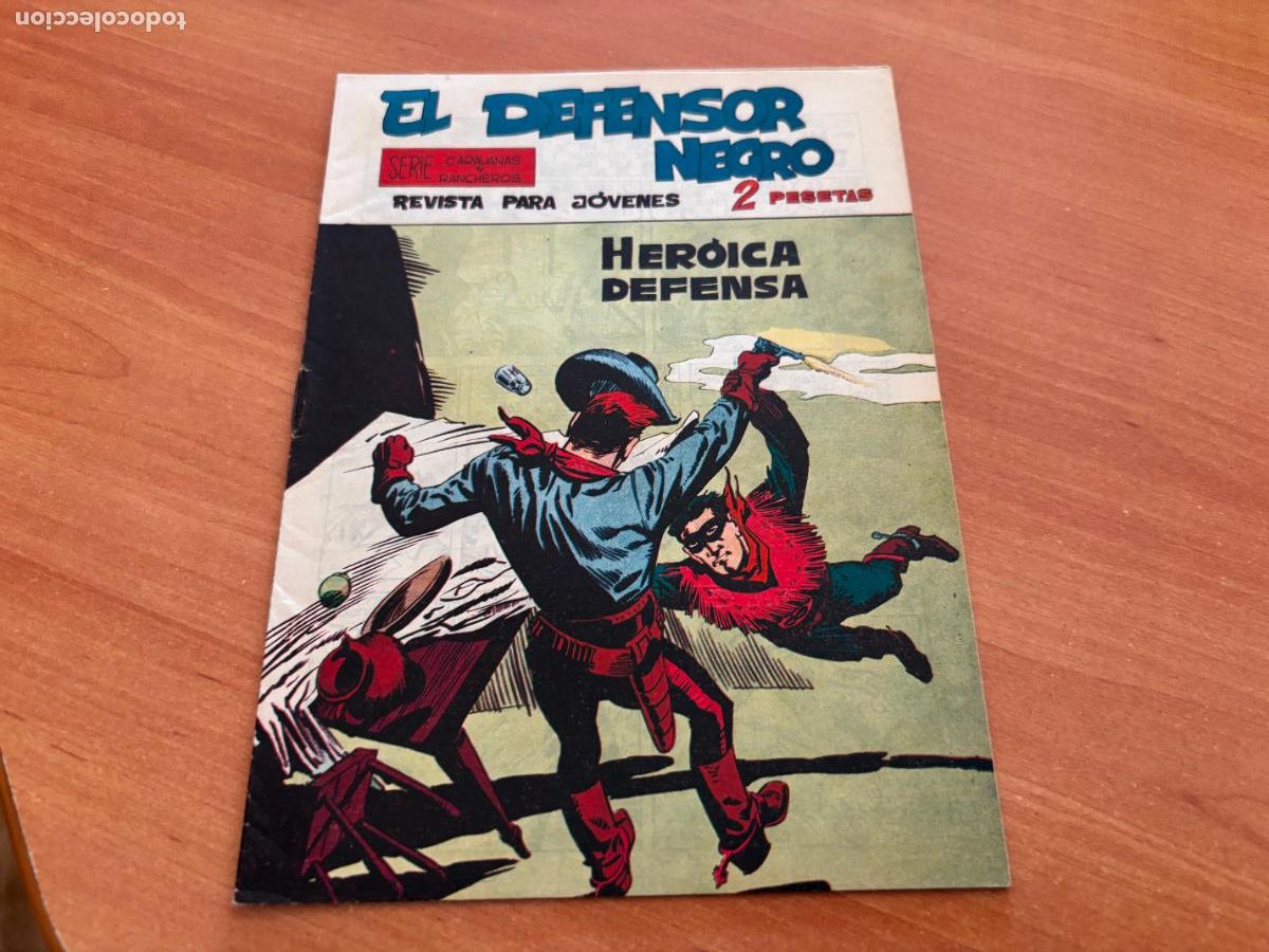 Tebeos: EL DEFENSOR NEGRO N&ordm; 24 (MAGA) (COB246) - Foto 1
