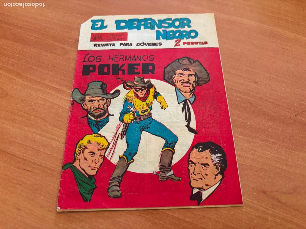 Tebeos: EL DEFENSOR NEGRO N&ordm; 25 (MAGA) (COB246) - Foto 1