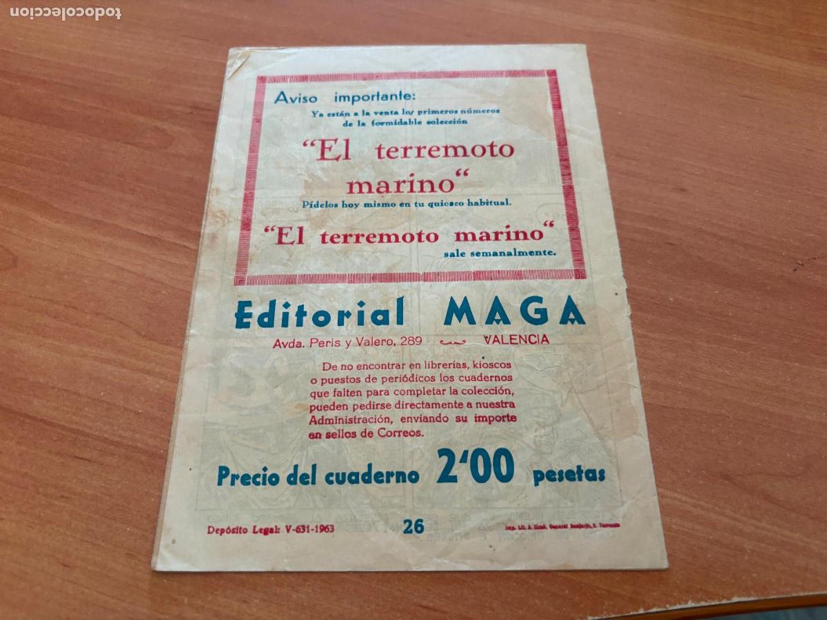 Tebeos: EL DEFENSOR NEGRO N&ordm; 26 (MAGA) (COB246) - Foto 2
