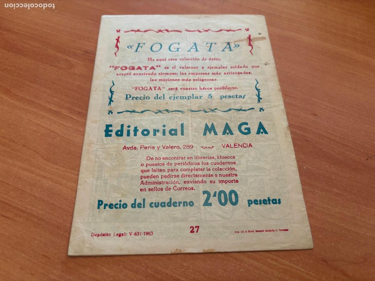 Tebeos: EL DEFENSOR NEGRO N&ordm; 27 (MAGA) (COB246) - Foto 2
