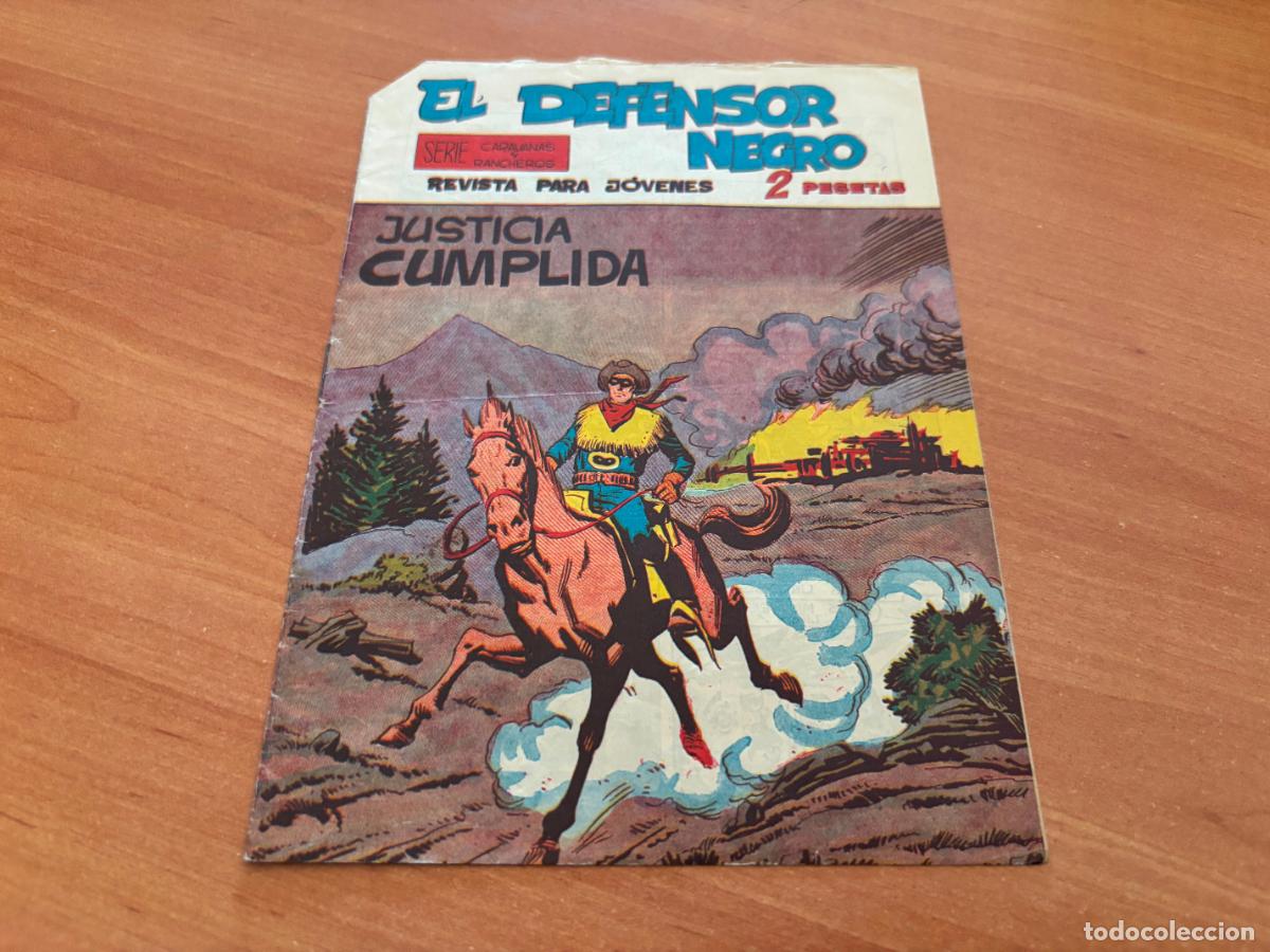 Tebeos: EL DEFENSOR NEGRO N&ordm; 28 (MAGA) (COB246) - Foto 1