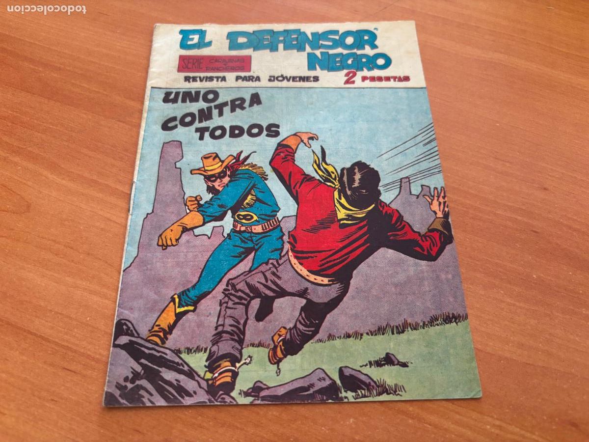 Tebeos: EL DEFENSOR NEGRO N&ordm; 30 (MAGA) (COB246) - Foto 1