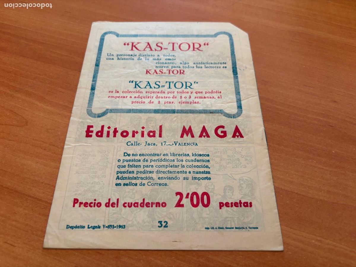 Tebeos: EL DEFENSOR NEGRO N&ordm; 32 (MAGA) (COB246) - Foto 2