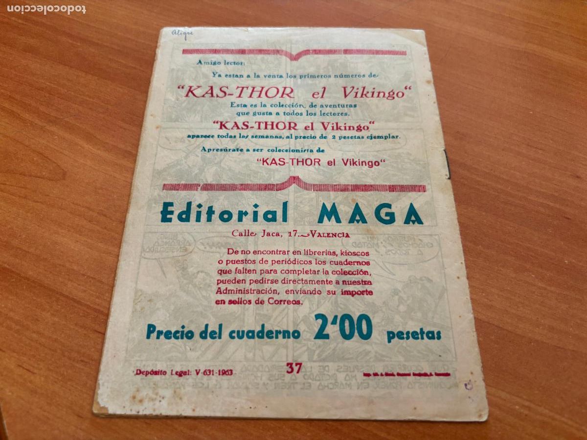 Tebeos: EL DEFENSOR NEGRO N&ordm; 37 (MAGA) (COB246) - Foto 2
