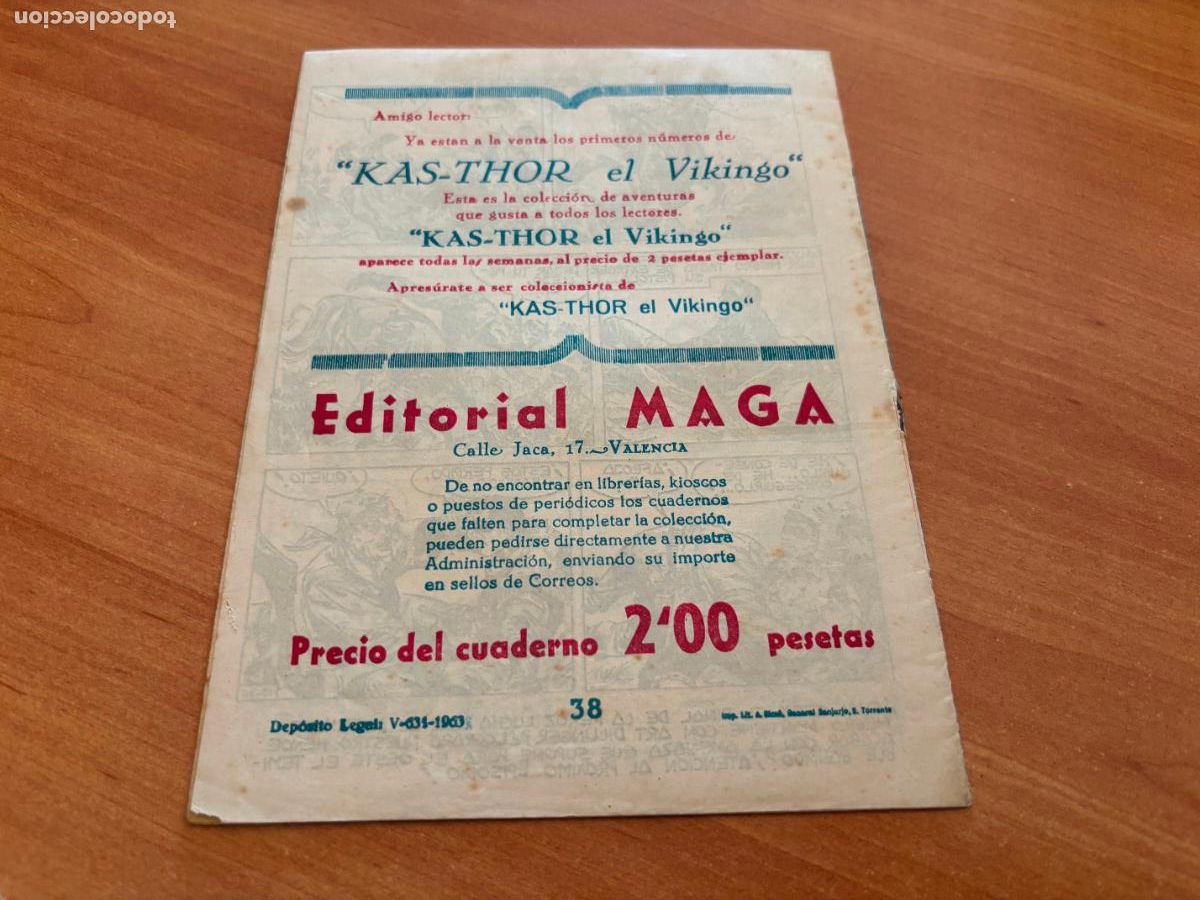 Tebeos: EL DEFENSOR NEGRO N&ordm; 38 (MAGA) (COB246) - Foto 2