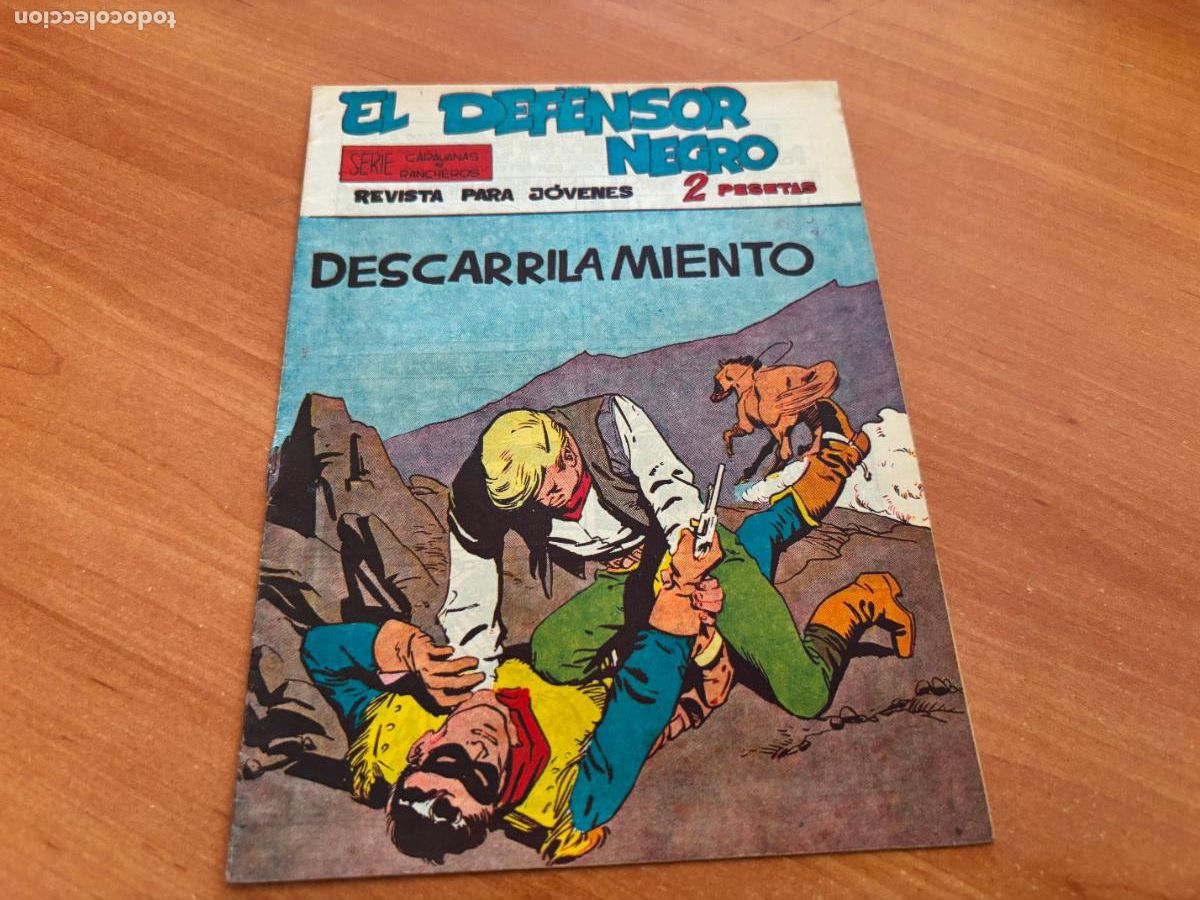 Tebeos: EL DEFENSOR NEGRO N&ordm; 38 (MAGA) (COB246) - Foto 1