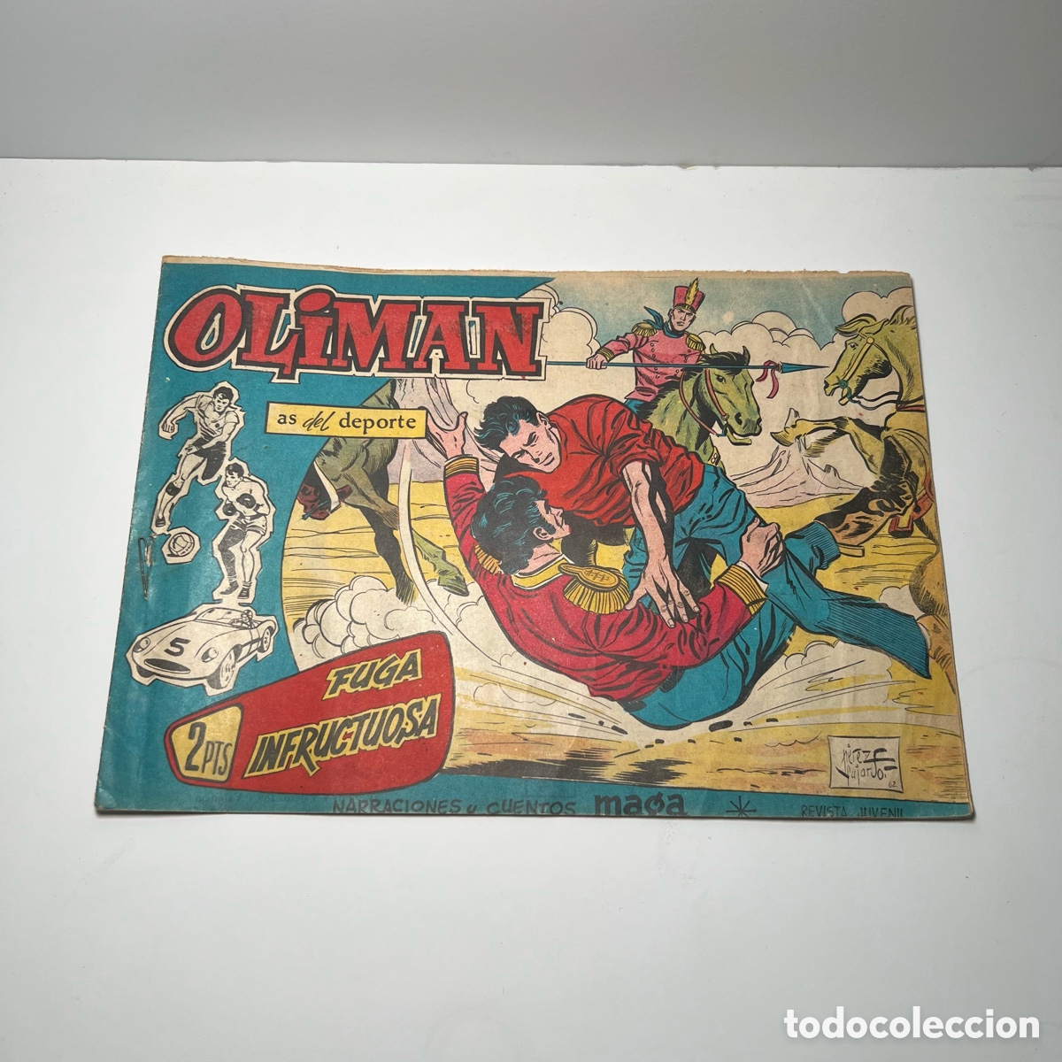 Tebeos: OLIMAN, AS DEL DEPORTE N 62 ED. MAGA - Foto 1