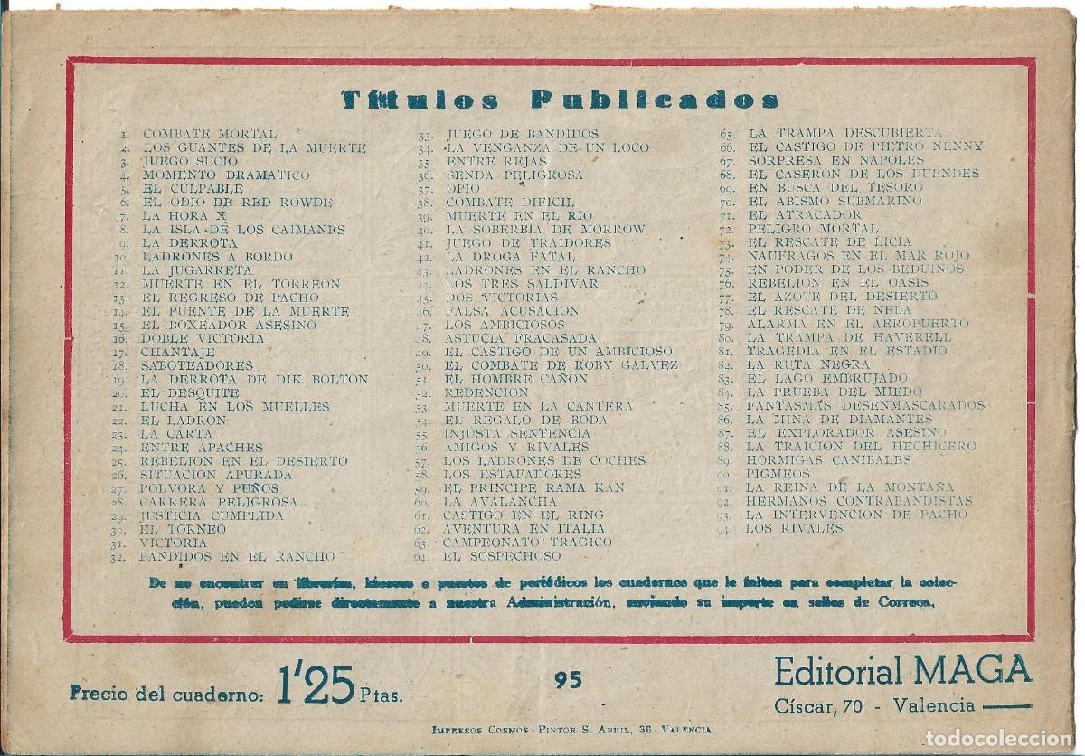 Tebeos: PACHO DINAMITA - ORIGINAL - NUMERO 95 - Foto 2
