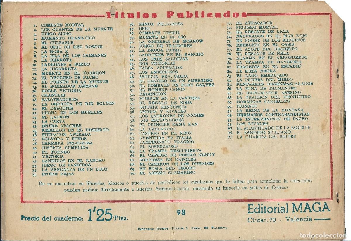 Tebeos: PACHO DINAMITA - ORIGINAL - NUMERO 98 - Foto 2