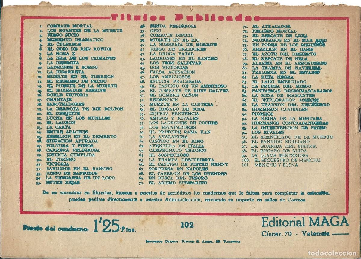 Tebeos: PACHO DINAMITA - ORIGINAL - NUMERO 102 - Foto 2