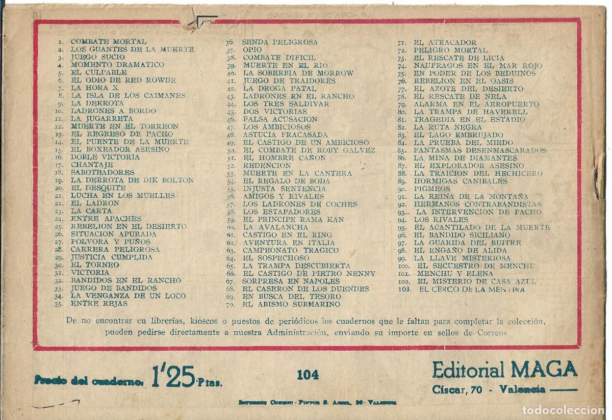 Tebeos: PACHO DINAMITA - ORIGINAL - NUMERO 104 - Foto 2