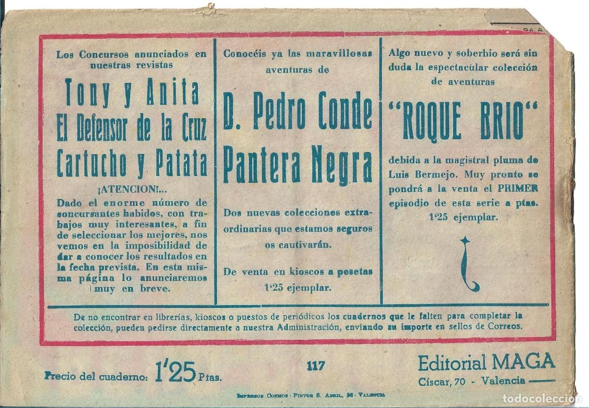Tebeos: PACHO DINAMITA - ORIGINAL - NUMERO 117 - Foto 2
