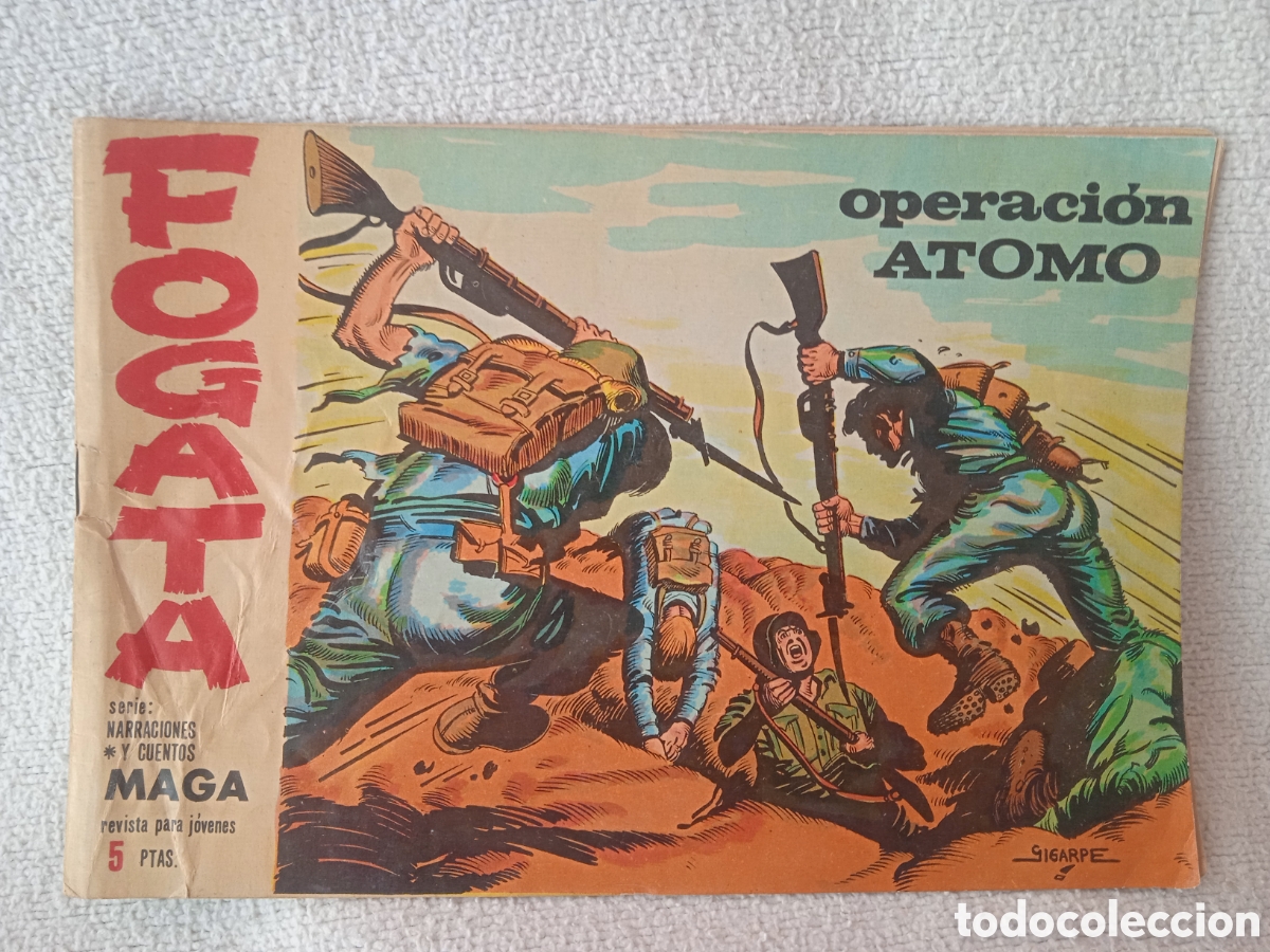 Tebeos: FOGATA N&ordm; 24, OPERACI&Oacute;N &Aacute;TOMO * MAGA - Foto 1