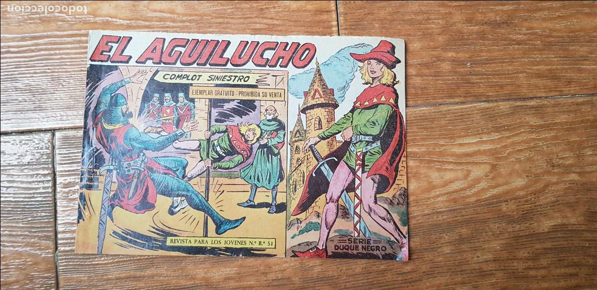Tebeos: EL AGUILUCHO N&ordm; 1 EDITORIAL MAGA ORIGINAL - Foto 1