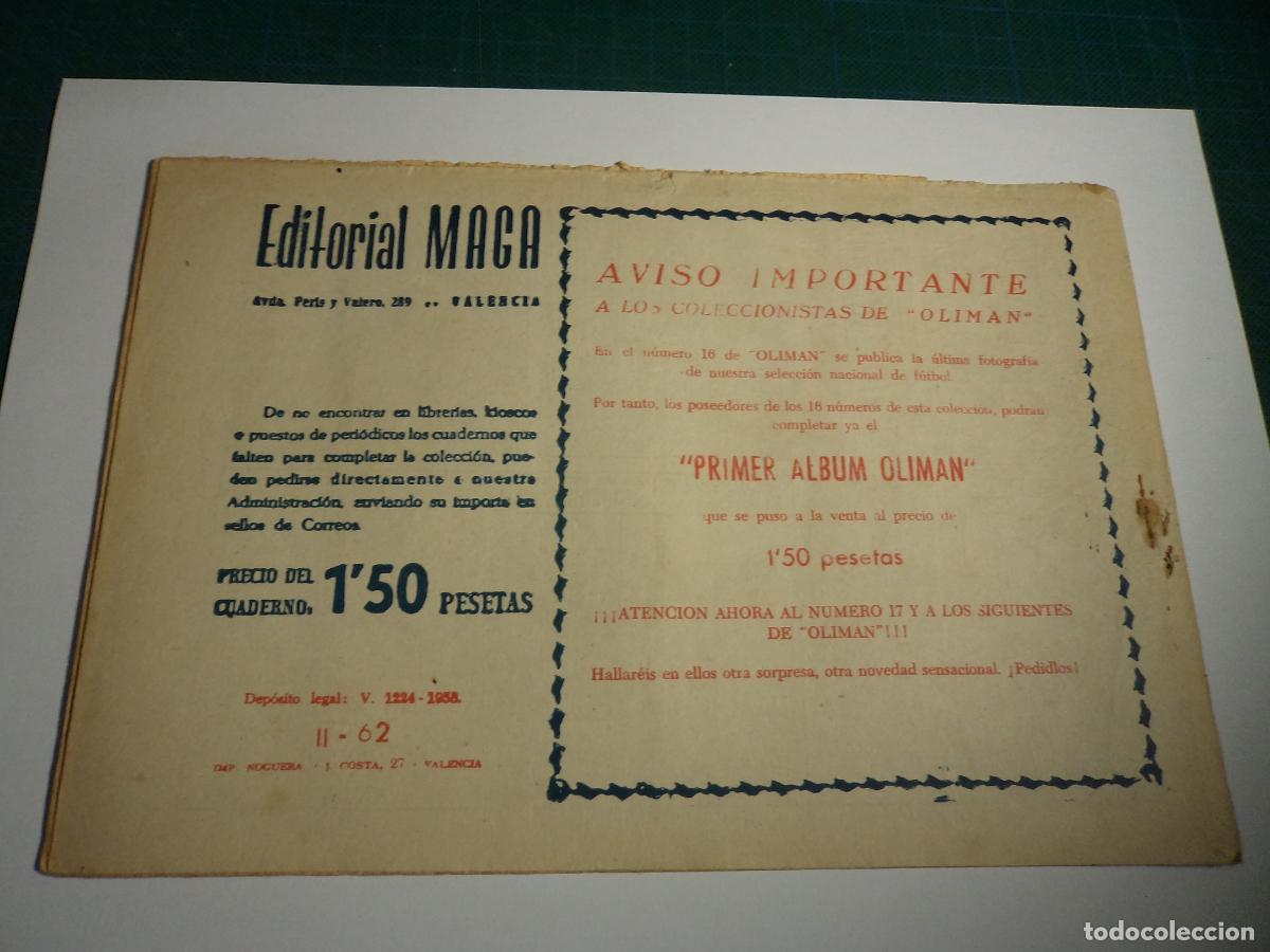 Tebeos: Apache 2&ordf; parte. N&ordm; 62. Maga. Lomo deteriorado en la zona de la grapa. - Foto 2