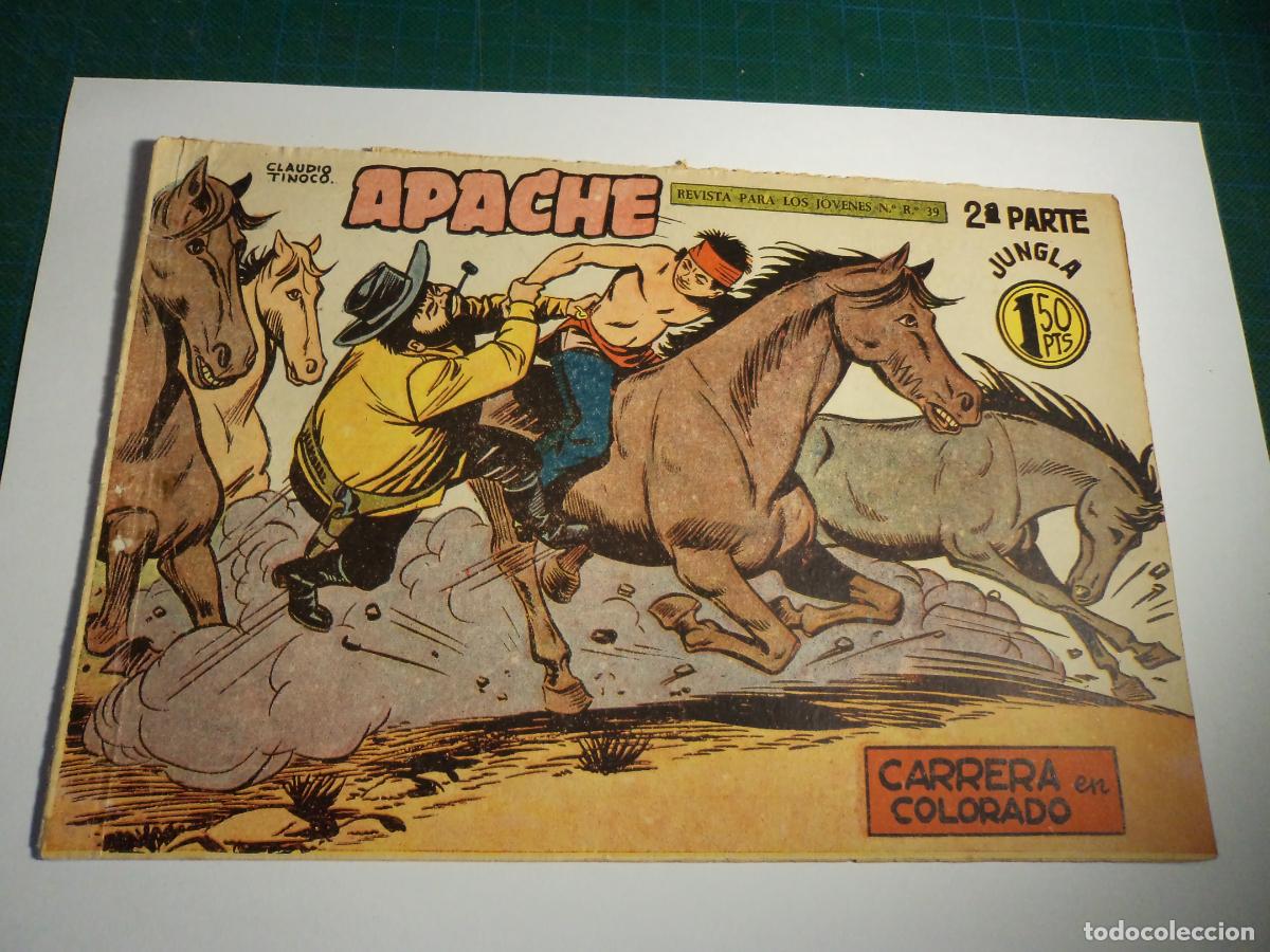 Tebeos: Apache 2&ordf; parte. N&ordm; 62. Maga. Lomo deteriorado en la zona de la grapa. - Foto 1