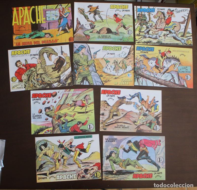 Tebeos: LOTE 10 COMICS APACHE JUNGLA. MAGA EDITORIAL FACSIMIL - Foto 1