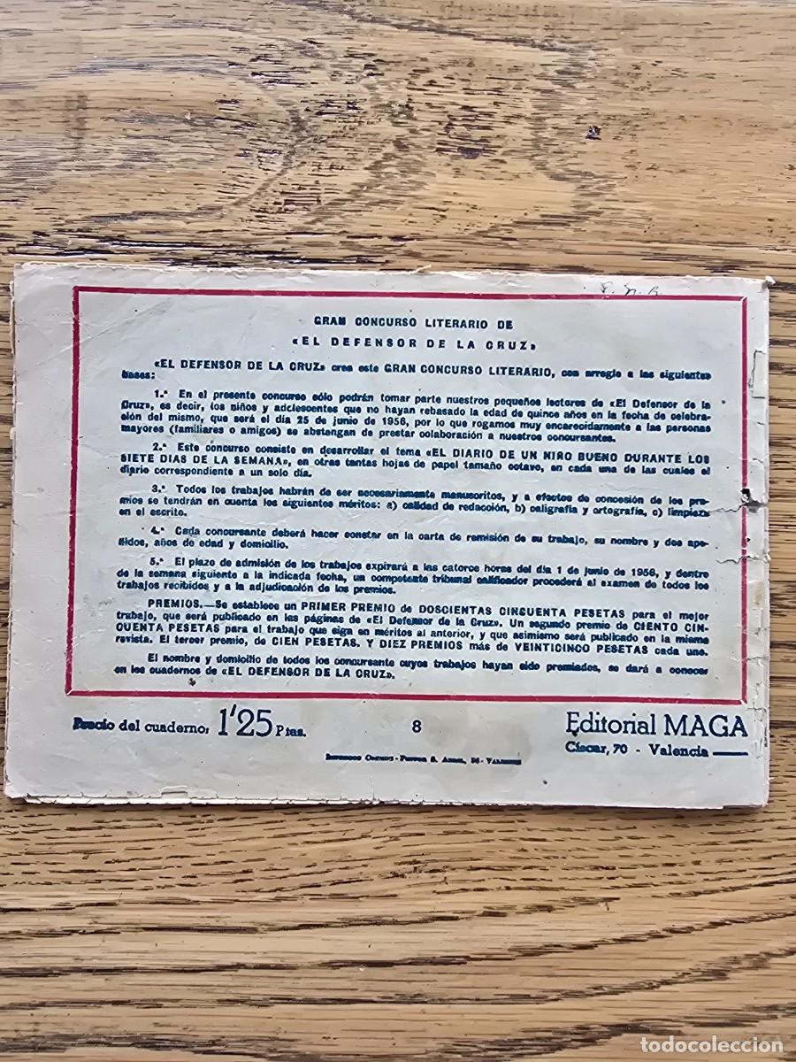 Tebeos: El Defensor de la cruz n&deg; 8 (Maga 1956) - Foto 2
