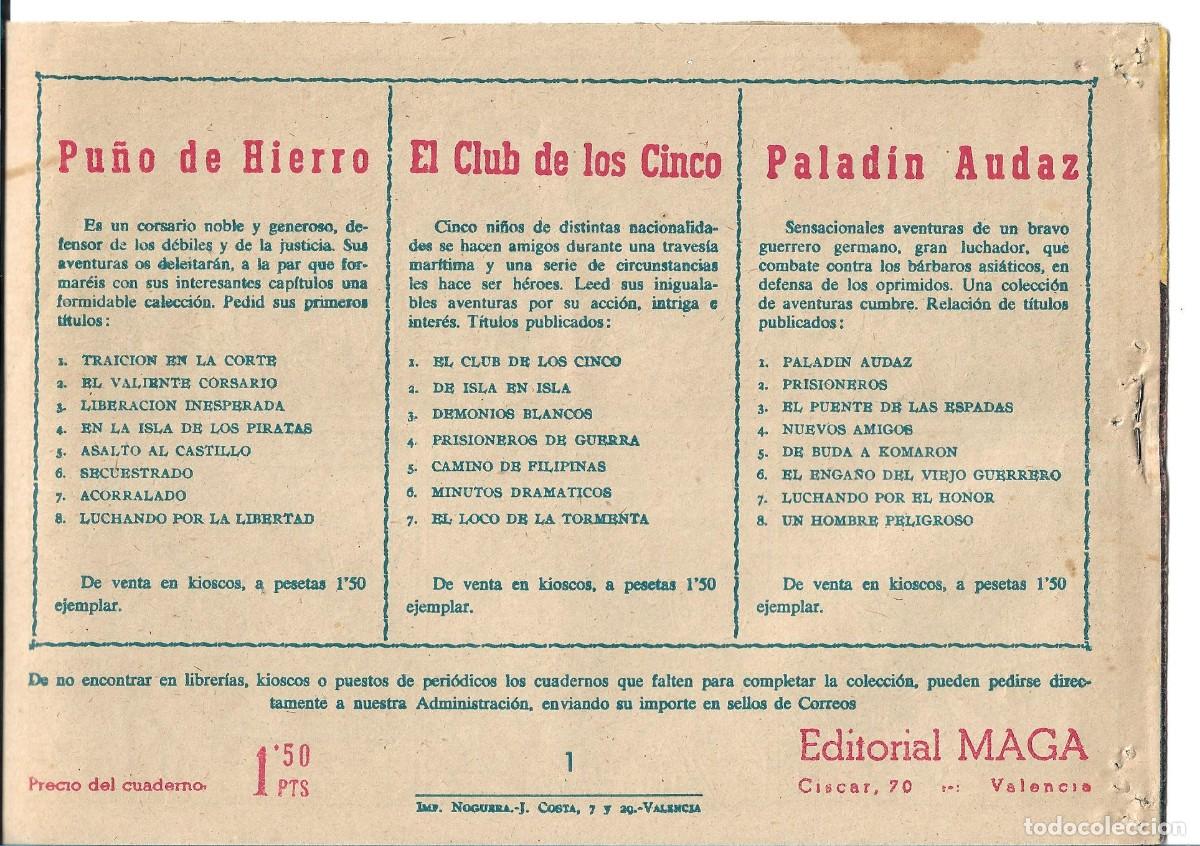 Tebeos: EL CAPITAN VALIENTE - ORIGINAL - NUMERO UNO - Foto 2