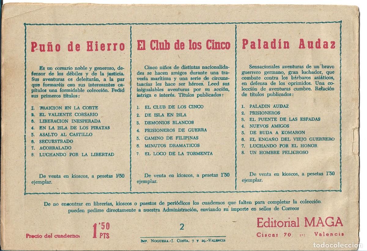 Tebeos: EL CAPITAN VALIENTE - ORIGINAL - NUMERO DOS - Foto 2