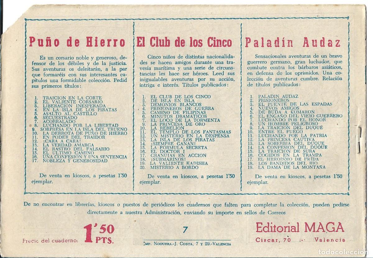 Tebeos: EL CAPITAN VALIENTE - ORIGINAL - NUMERO SIETE - Foto 2