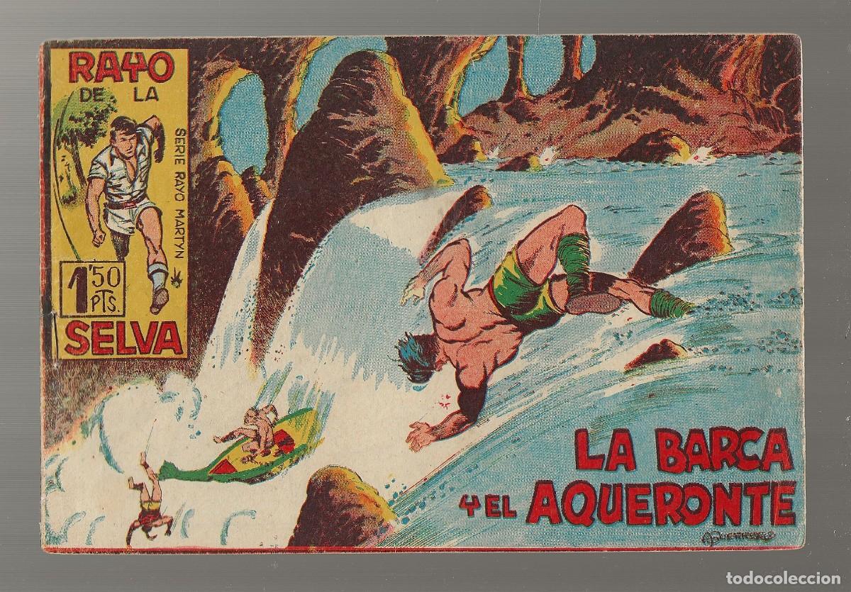 Tebeos: RAYO DE LA SELVA N&ordm; 9 - LA BARCA Y EL AQUERONTE - ORIGINAL - MAGA 1960 - Foto 1