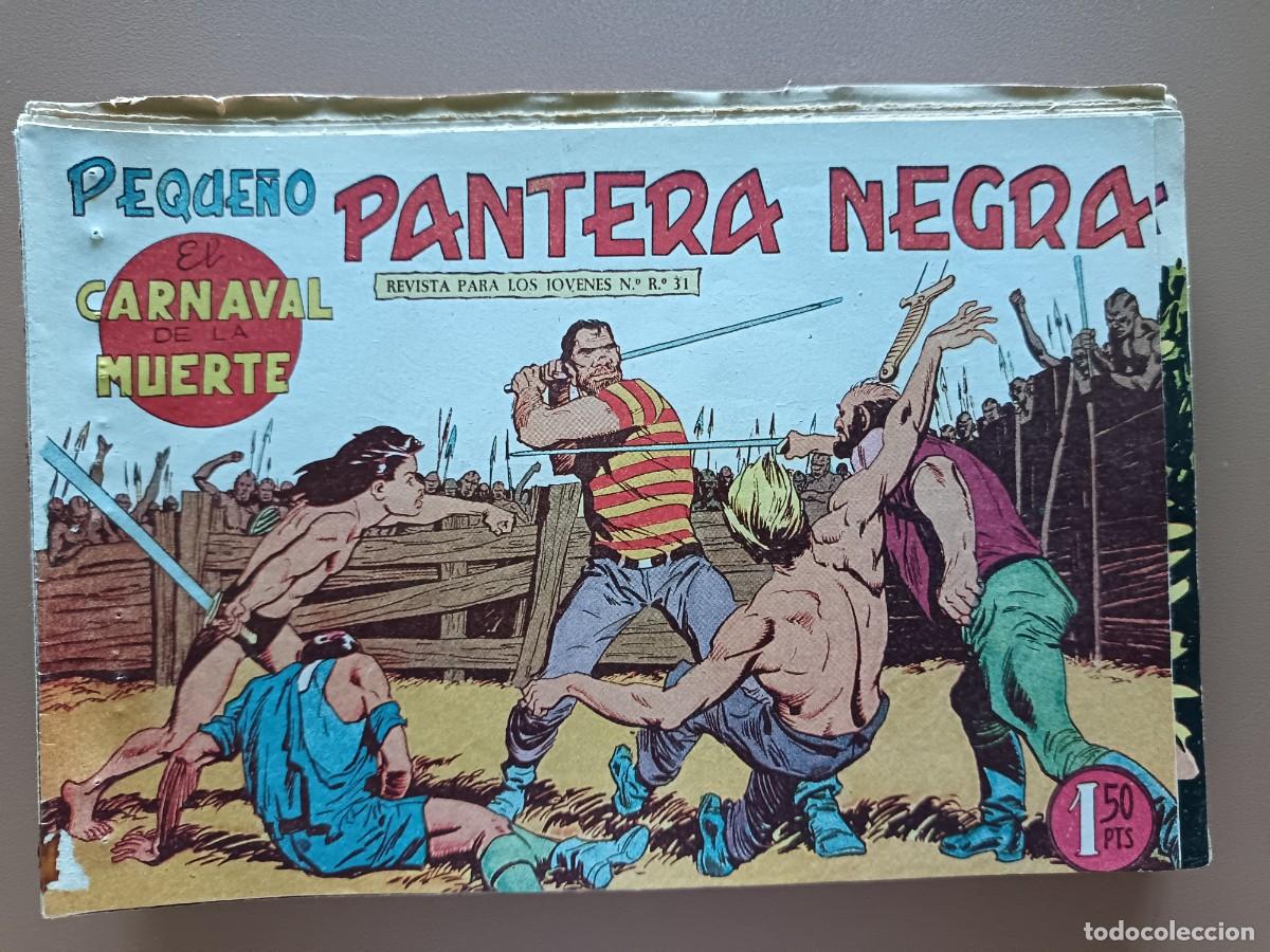 Tebeos: 36 TEBEOS PEQUE&Ntilde;O PANTERA NEGRA. MAGA - Foto 6