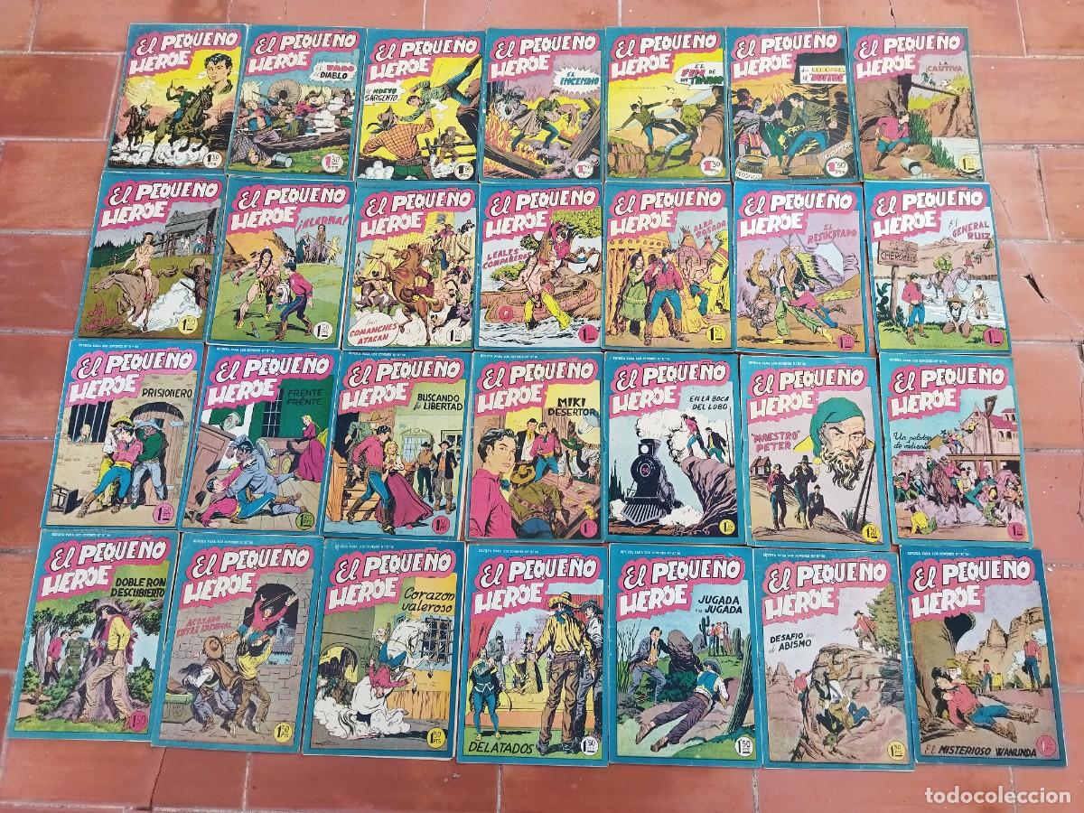 Tebeos: lote de 97 comics EL PEQUE&Ntilde;O HEROE editorial maga de su epoca - Foto 1