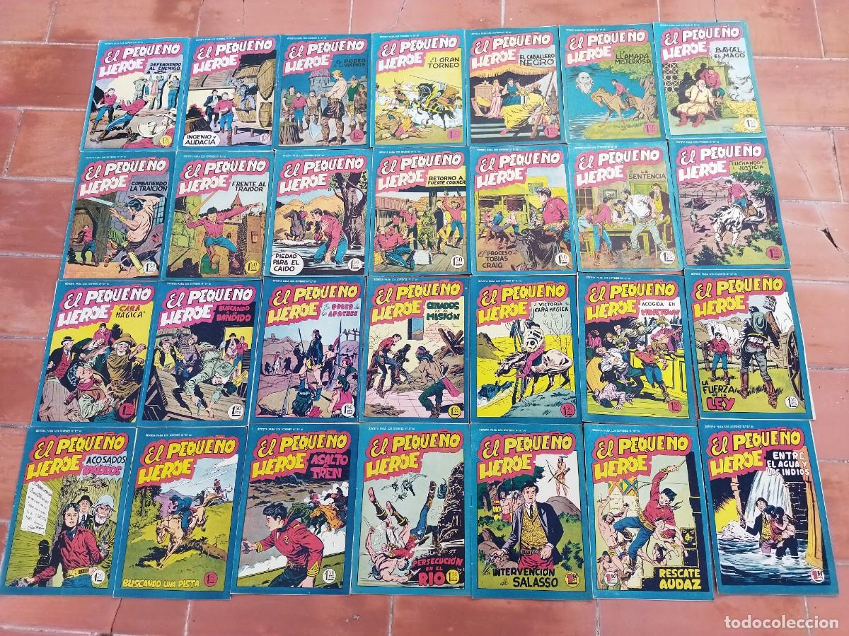 Tebeos: lote de 97 comics EL PEQUE&Ntilde;O HEROE editorial maga de su epoca - Foto 2