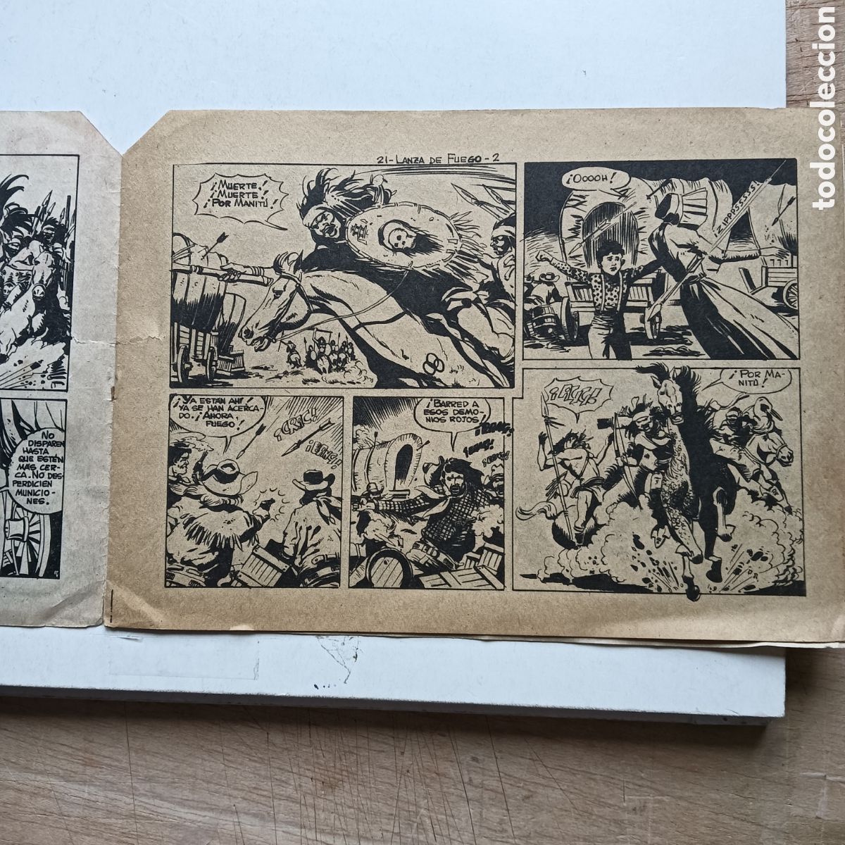 Tebeos: LOS IMBATIDOS NUM21 EDITORIAL MAGA ORIGINAL - Foto 3
