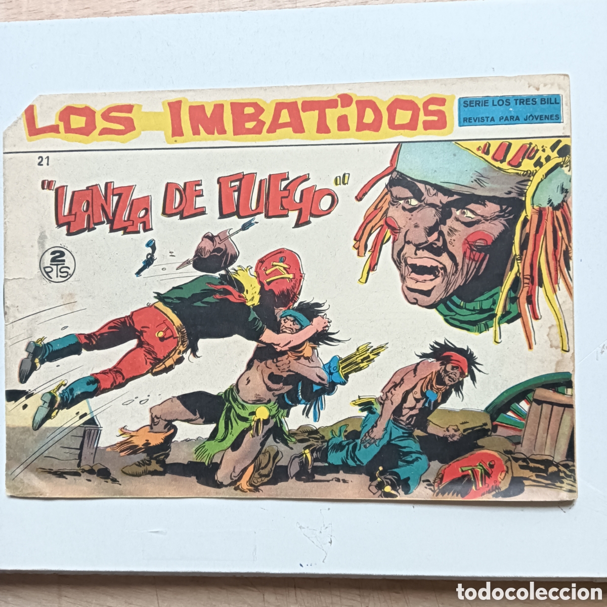 Tebeos: LOS IMBATIDOS NUM21 EDITORIAL MAGA ORIGINAL - Foto 1