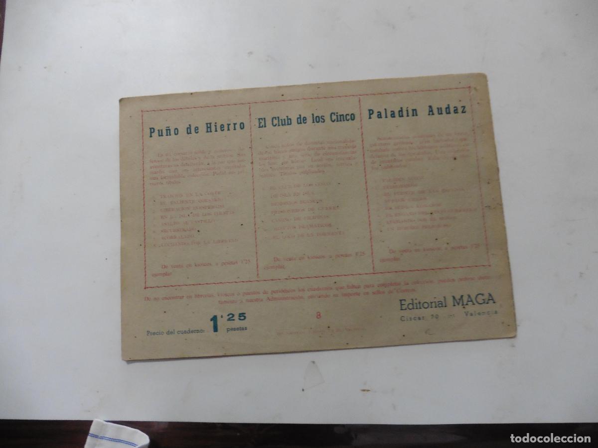 Tebeos: PALADIN AUDAZ N-8 ORIGINAL MAGA - Foto 2