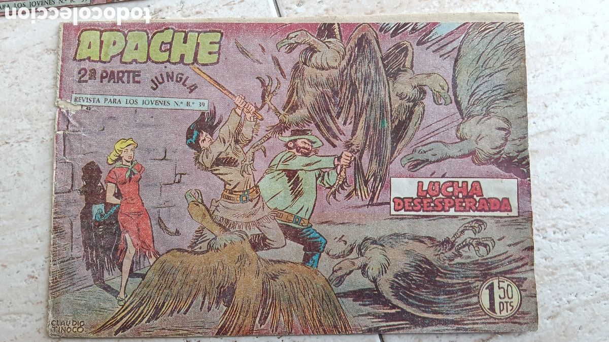 Tebeos: 4 tebeos,n. 9-23-27-32 ,apache segunda parte, - Foto 2