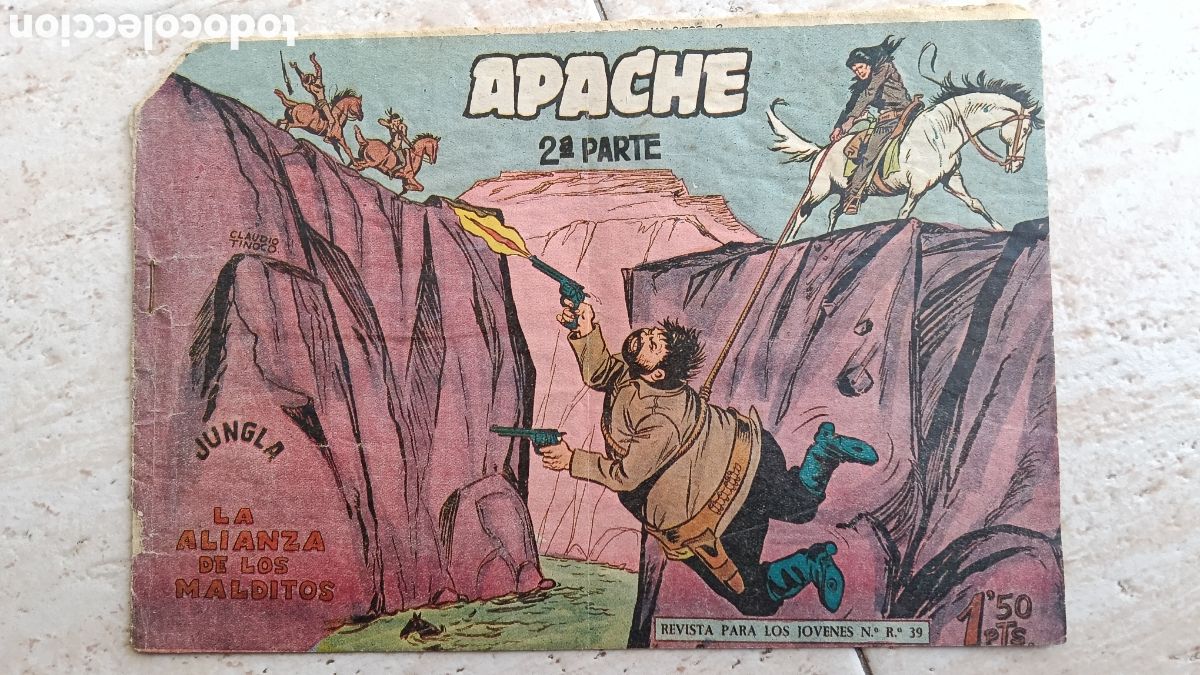 Tebeos: 4 tebeos,n. 9-23-27-32 ,apache segunda parte, - Foto 4