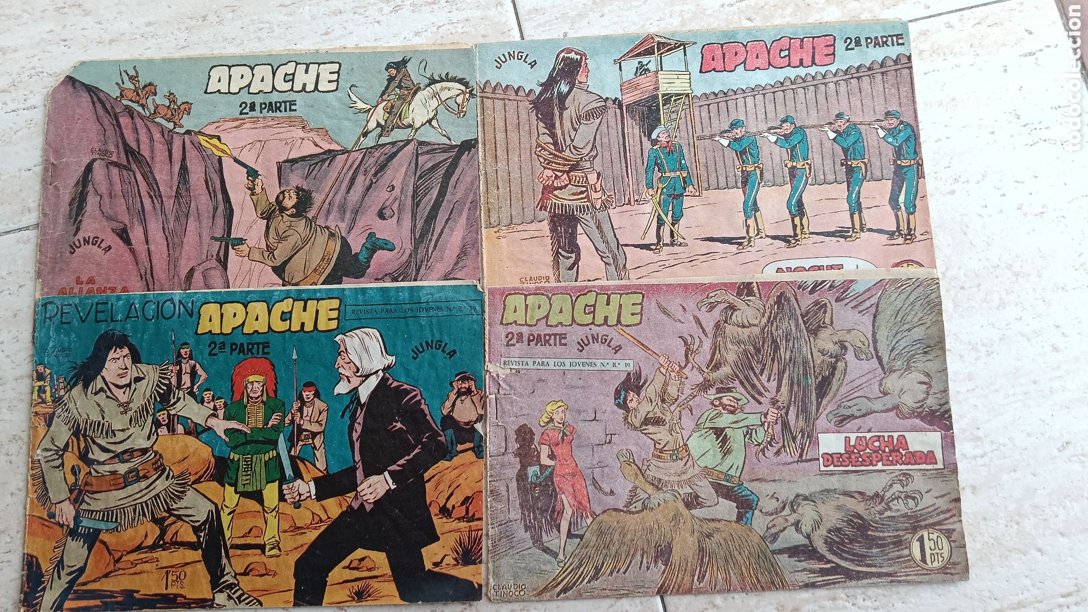 Tebeos: 4 tebeos,n. 9-23-27-32 ,apache segunda parte, - Foto 1