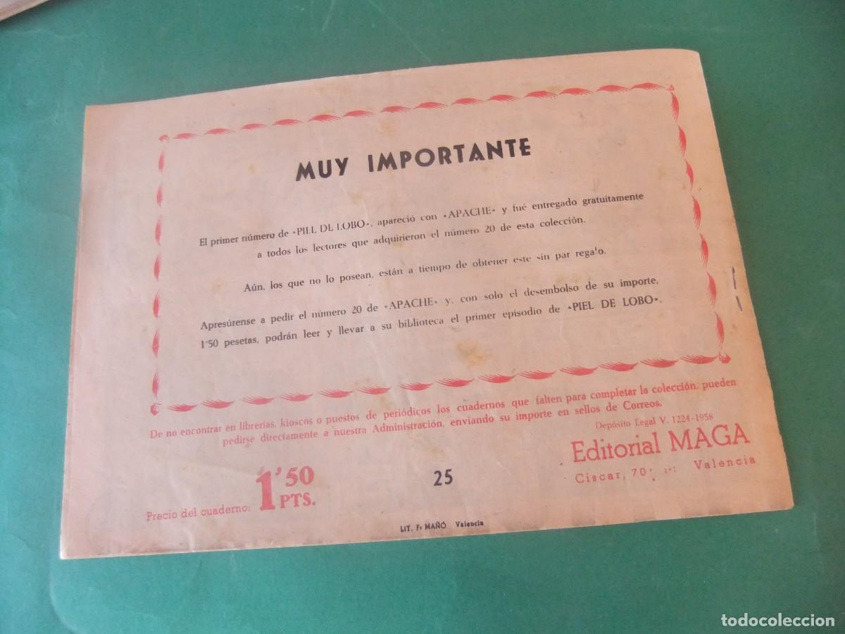 Tebeos: APACHE N&ordm; 25 EDITORIAL MAGA - Foto 2